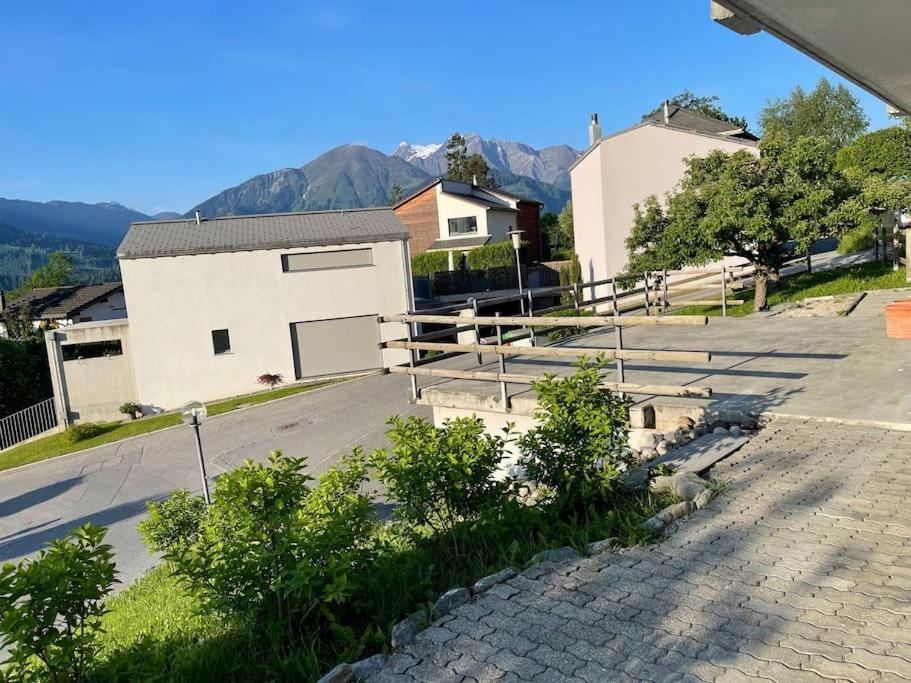 Wohnung Mit Fantastischer Aussicht Trin Экстерьер фото